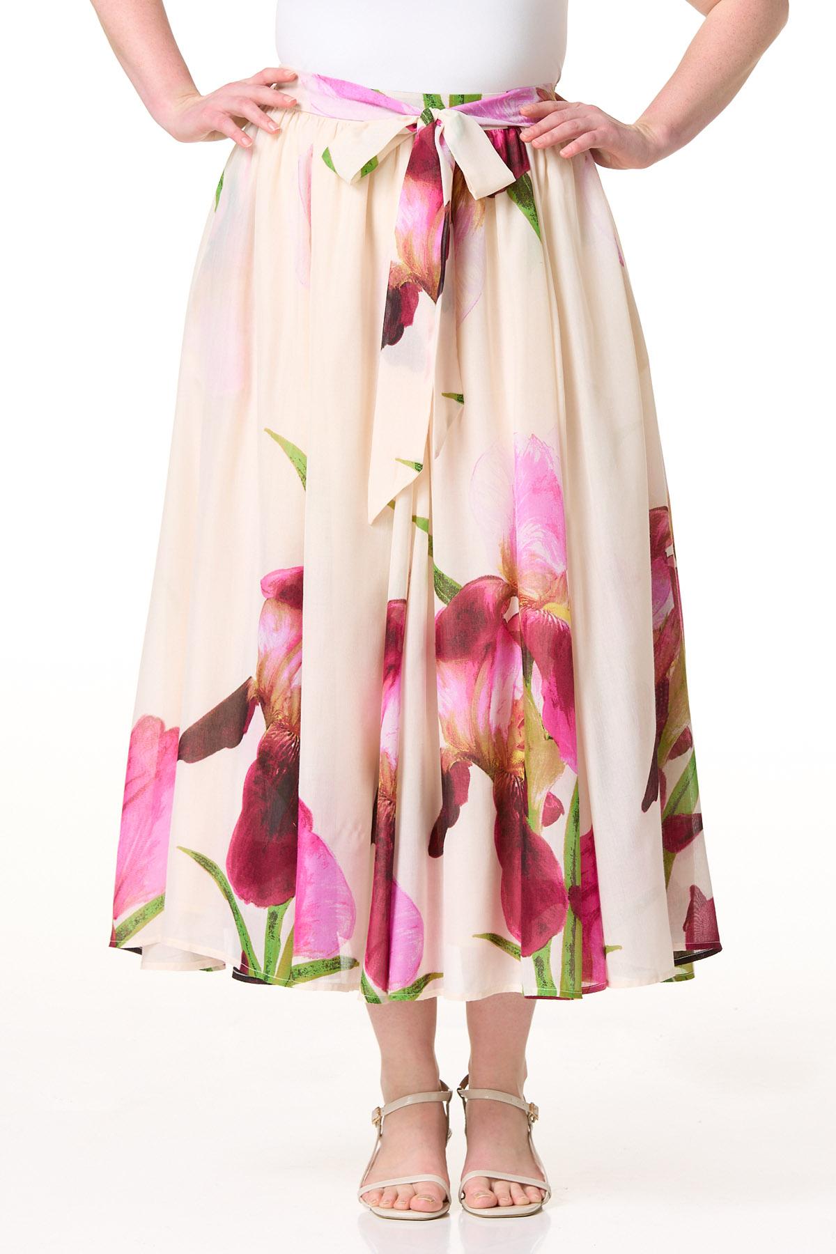 Cato Fashions | Cato Plus Size Voile Floral Maxi Skirt