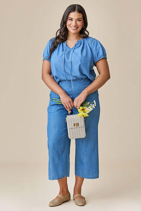 green emerald velvet dress Cato Navy Linen Pants | 3 Lengths