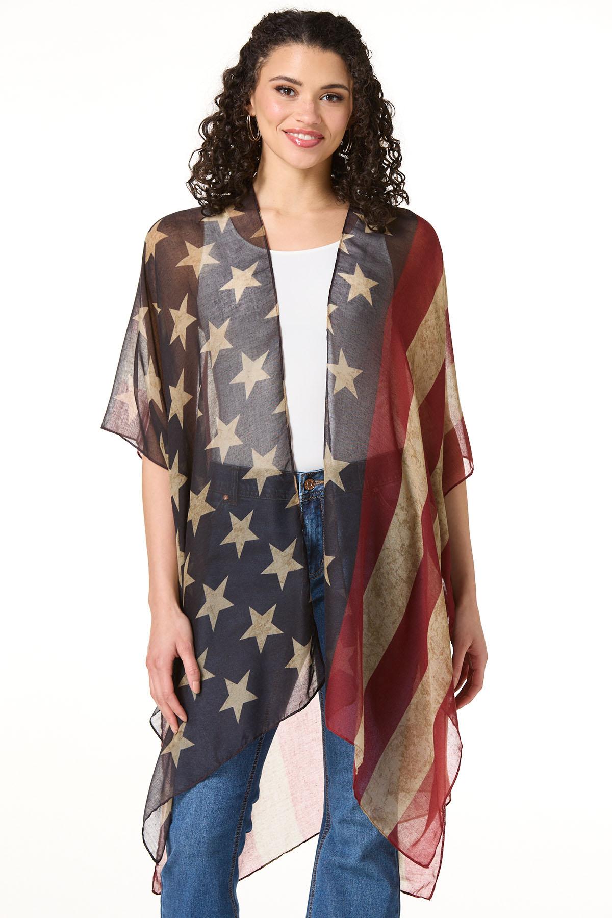 バッグ BONASTRE MESSENGER KIMONO A4 Cato Fashions | Cato Vintage Americana Kimono