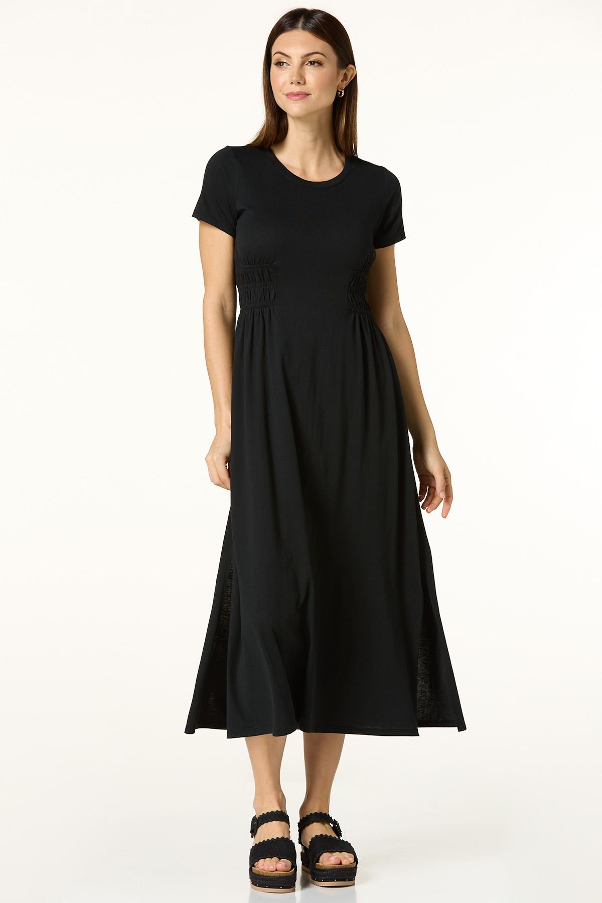 green emerald velvet dress Khaite Women's Cato Draped Asymmetric Gown - Black