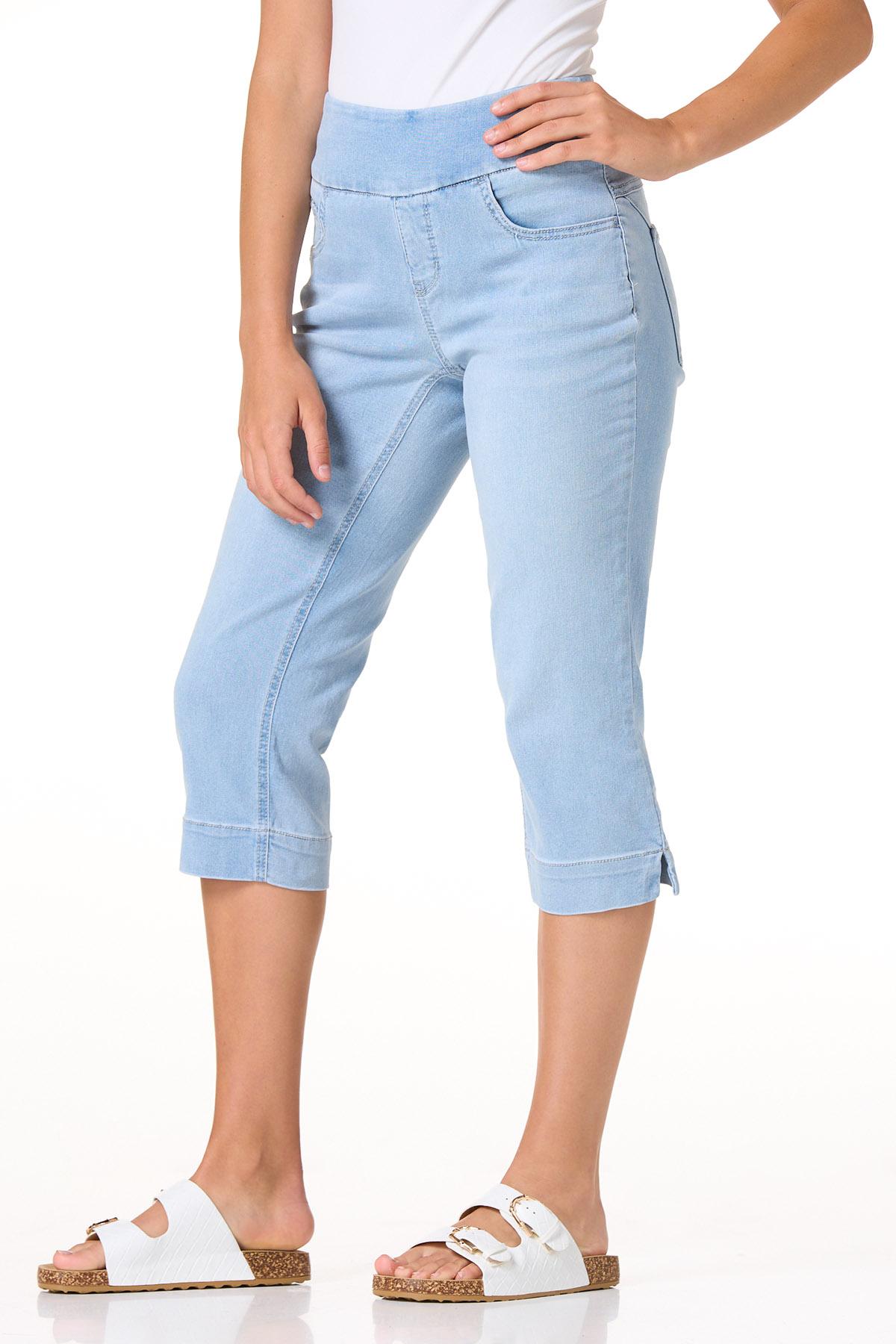 The Perfect Jean Light Wash Cropped