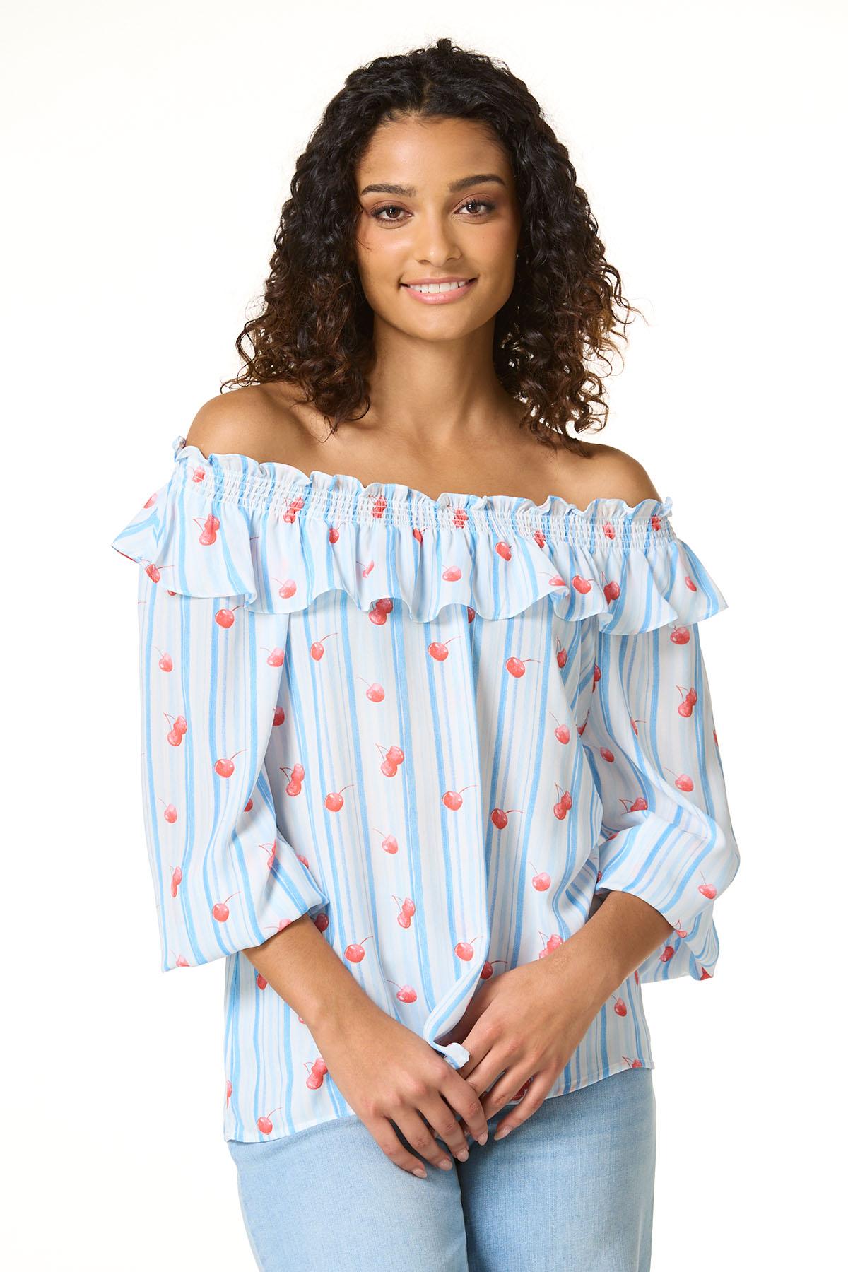 Cato Fashions | Cato Cherry Stripe Top