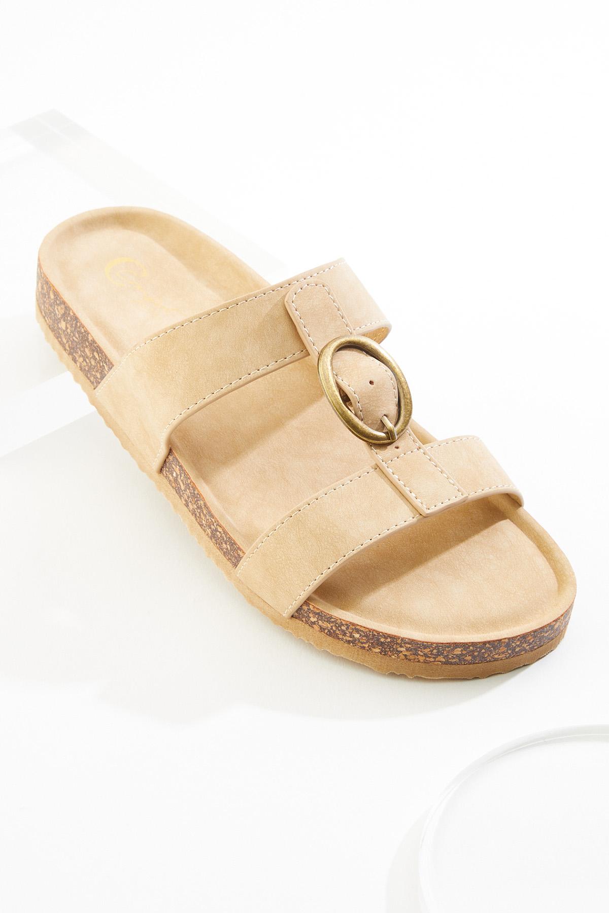 Cato Fashions | Cato Buckle Square Toe Sandals