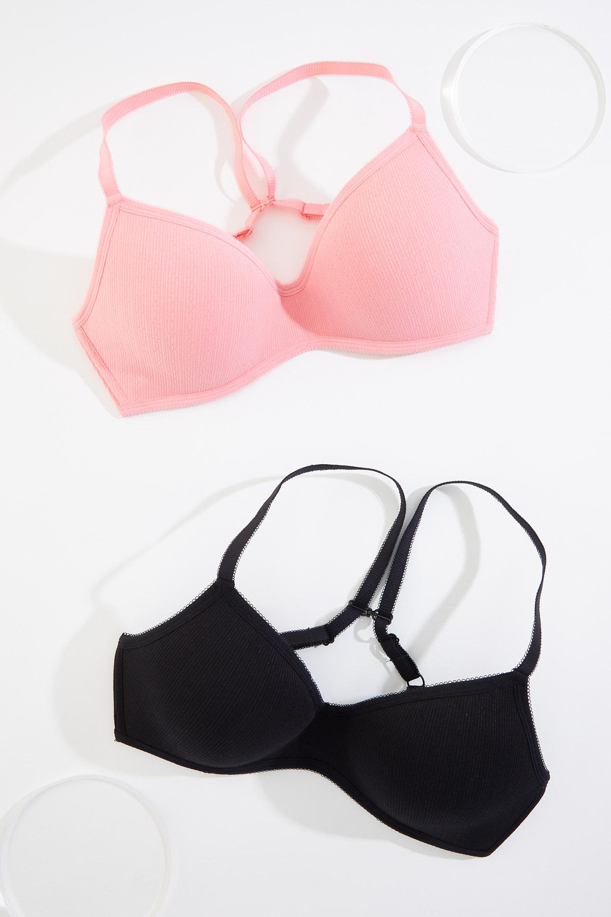 Cato Fashions | Cato Plus Size Pointelle Wire- Free Bra Set