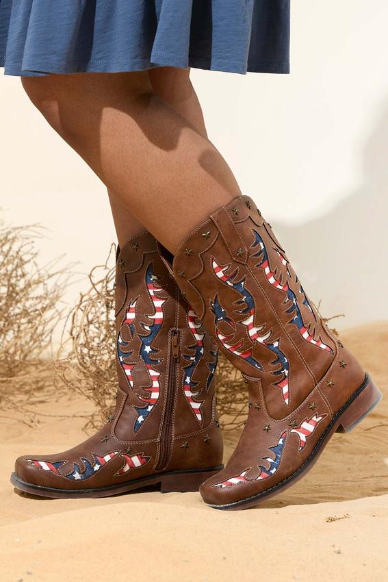 Cato Fashions | Cato Americana Cutout Western Boots