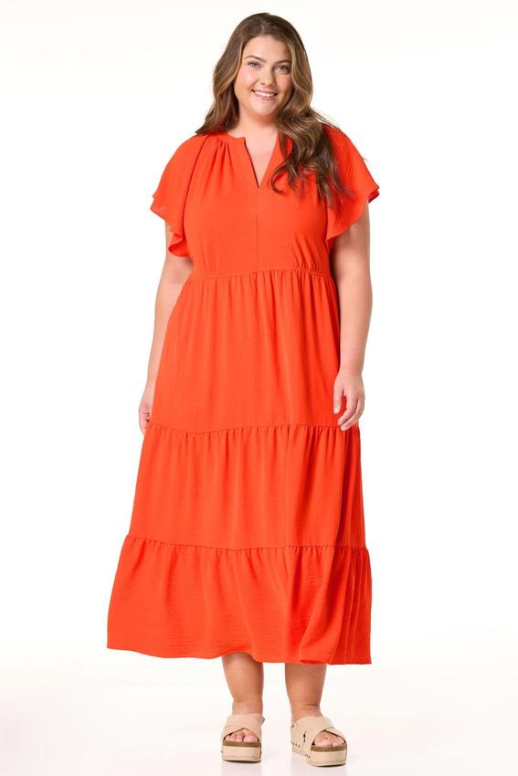 formal cato plus size dresses Short Floral-Applique Babydoll Hoco Dress main image 1