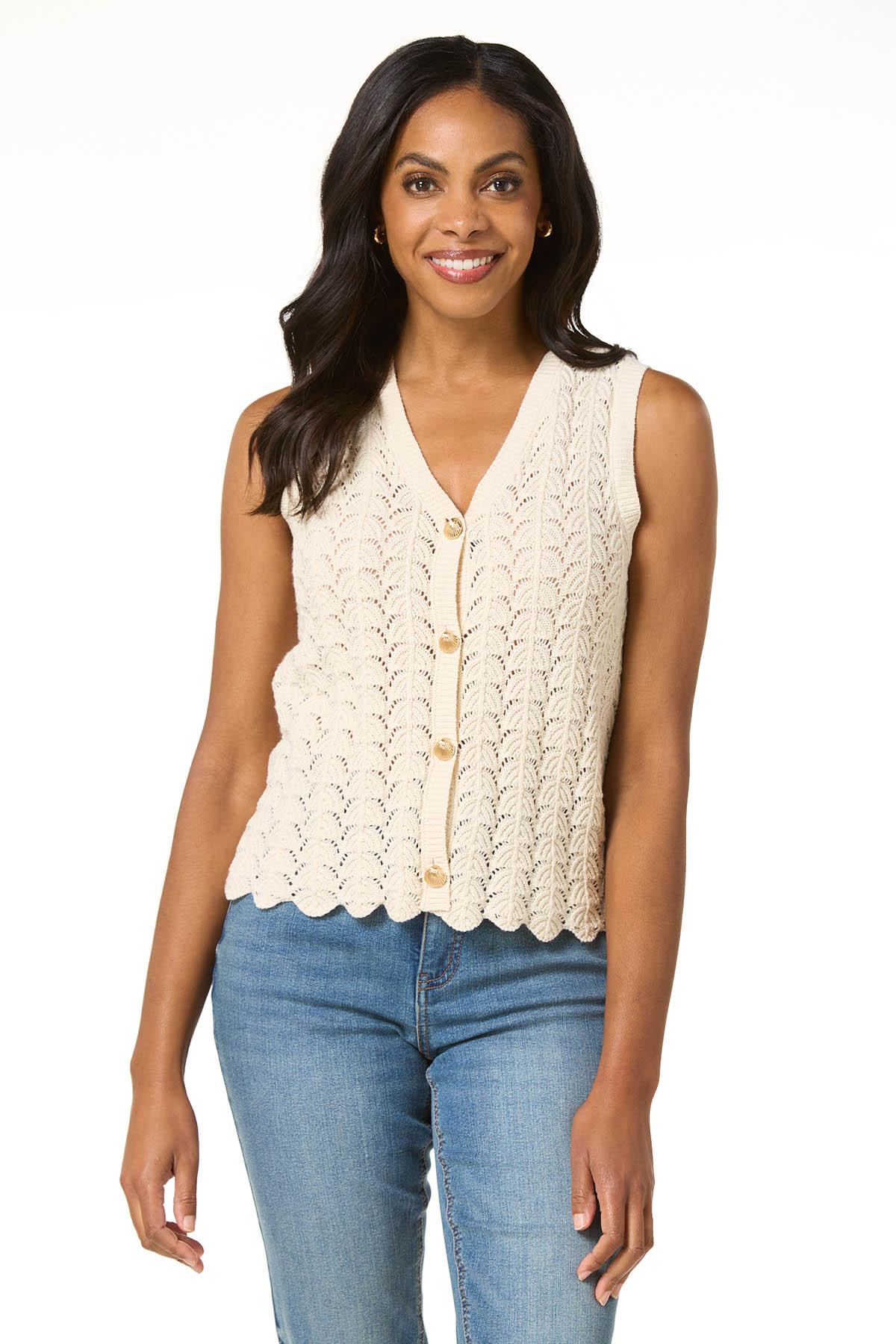 Cato Fashions | Cato Gold Shell Button Vest