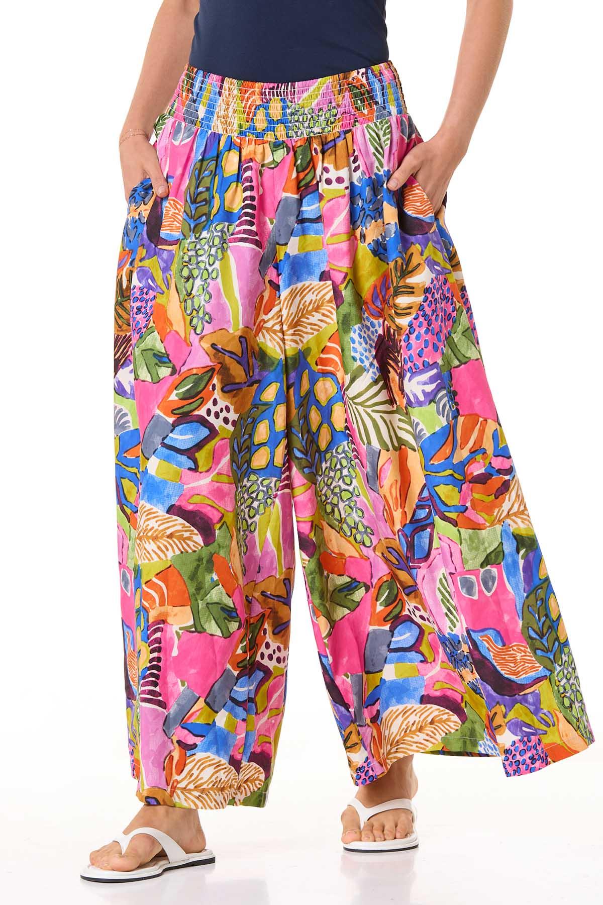 Cato Fashions | Cato Multi Tropical Wide Leg Pants