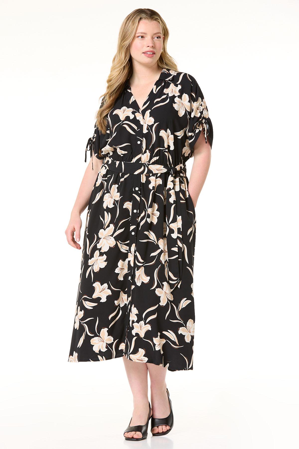 Plus Size Midi Dresses | Cato Fashions Plus Size Midi Dresses | Cato Fashions
