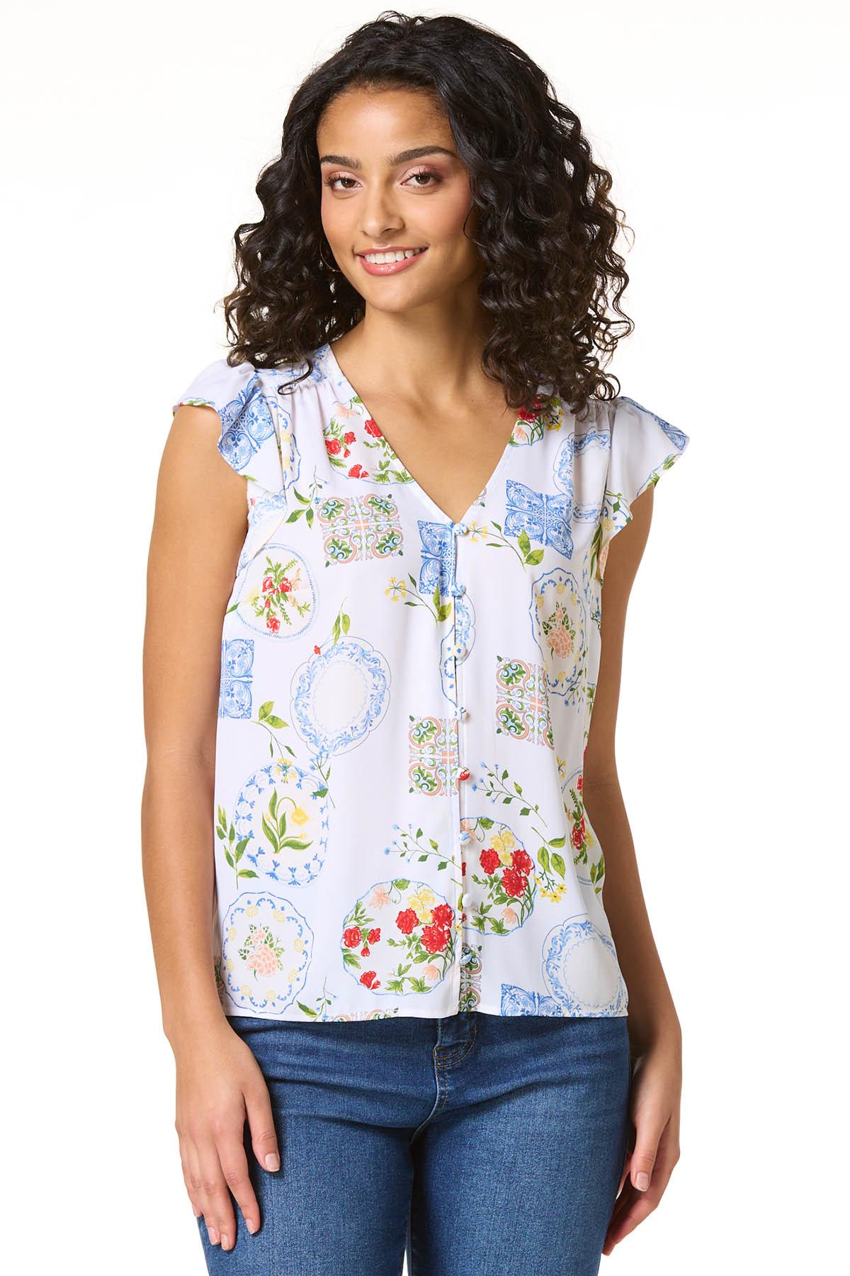 【未使用】FloralVinesTribalRug120×170 Cato Fashions | Cato Vintage Floral Tank