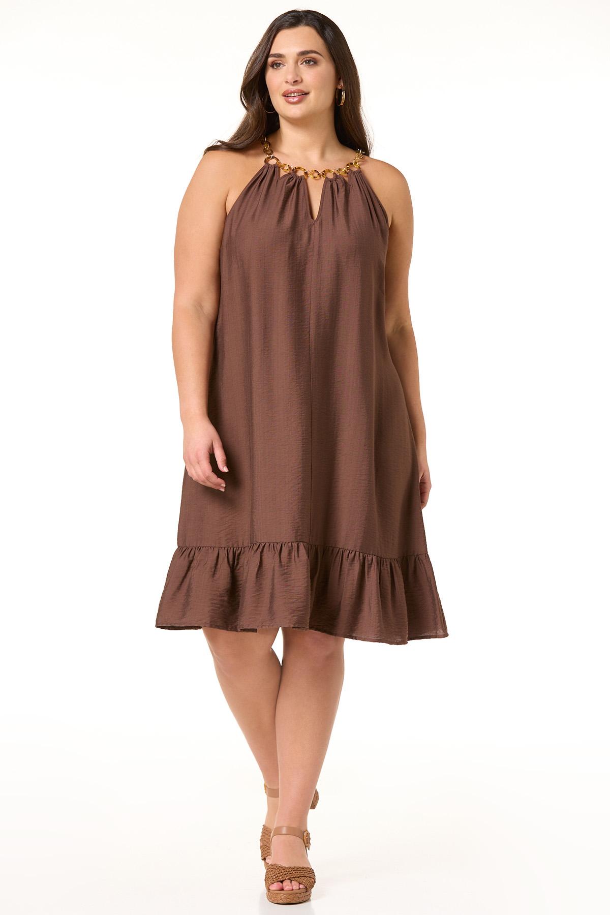 Cato Fashions | Cato Plus Size Tortoise Link Shift Dress