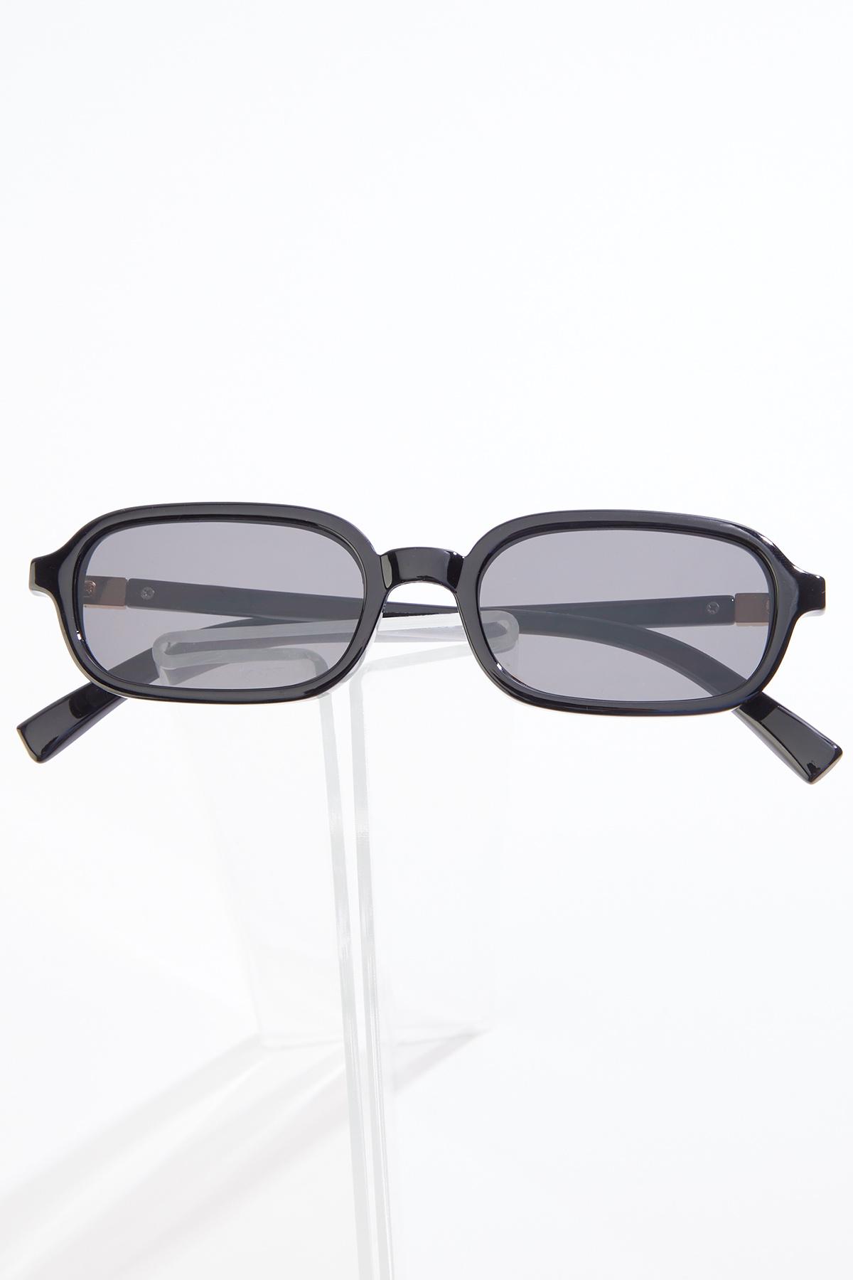 Slim Square Frame Sunglasses