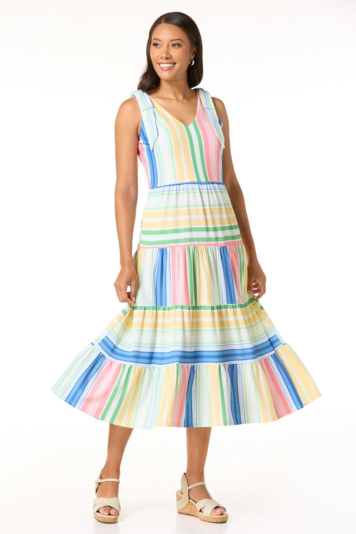 cato casual dresses Summer Stripe Dress
