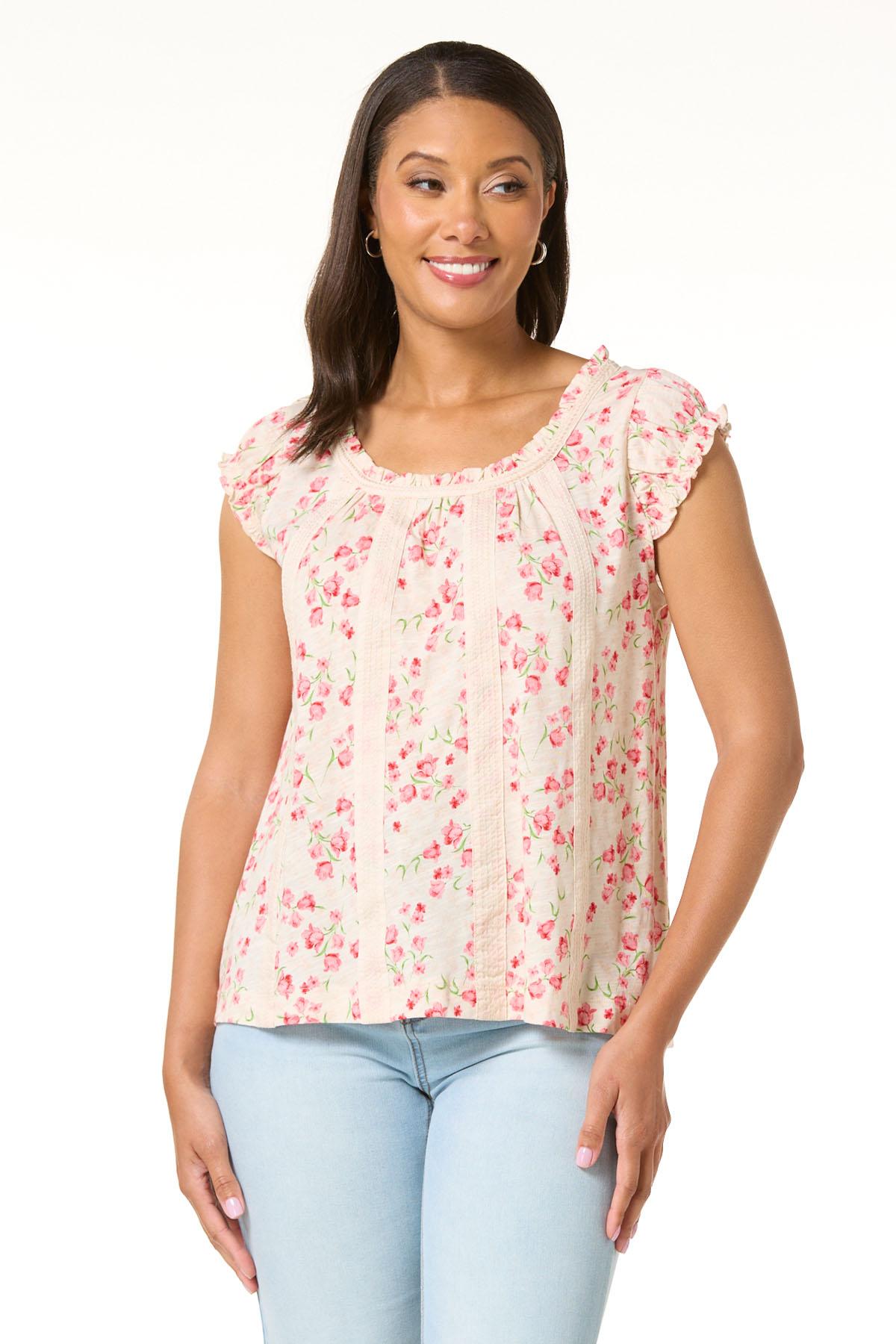 トップス OHGA FIOWER PUFF Puff Flower Top – Lulu Kids Clothing
