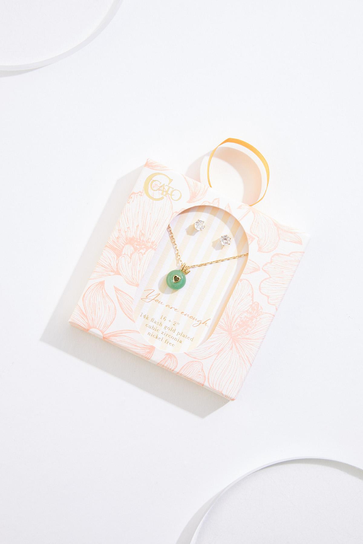 Cato Fashions | Cato 14k Flash Gold Plated Green Heart Charm 
