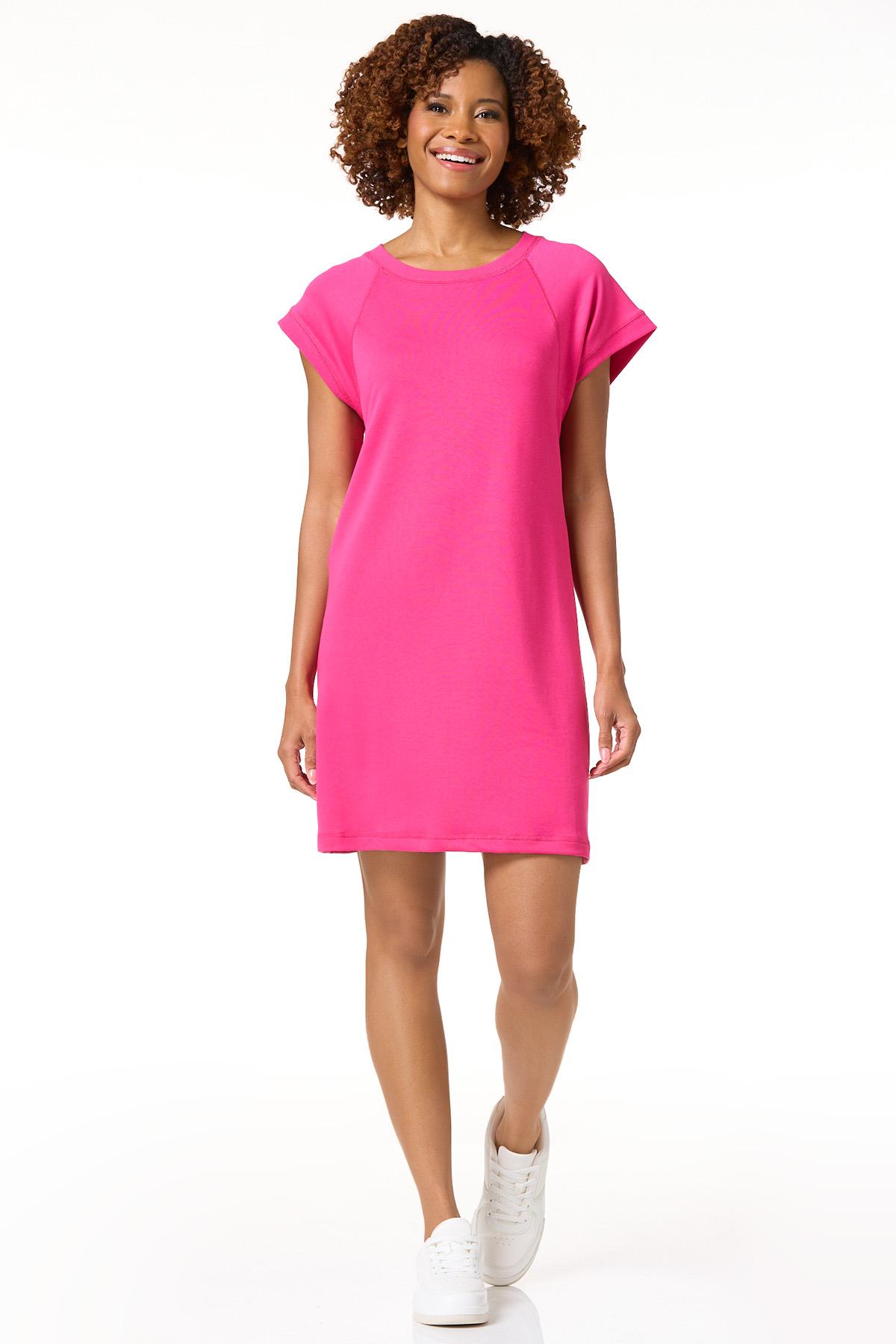 pink terry dress Hot Pink Towel Terry Dress