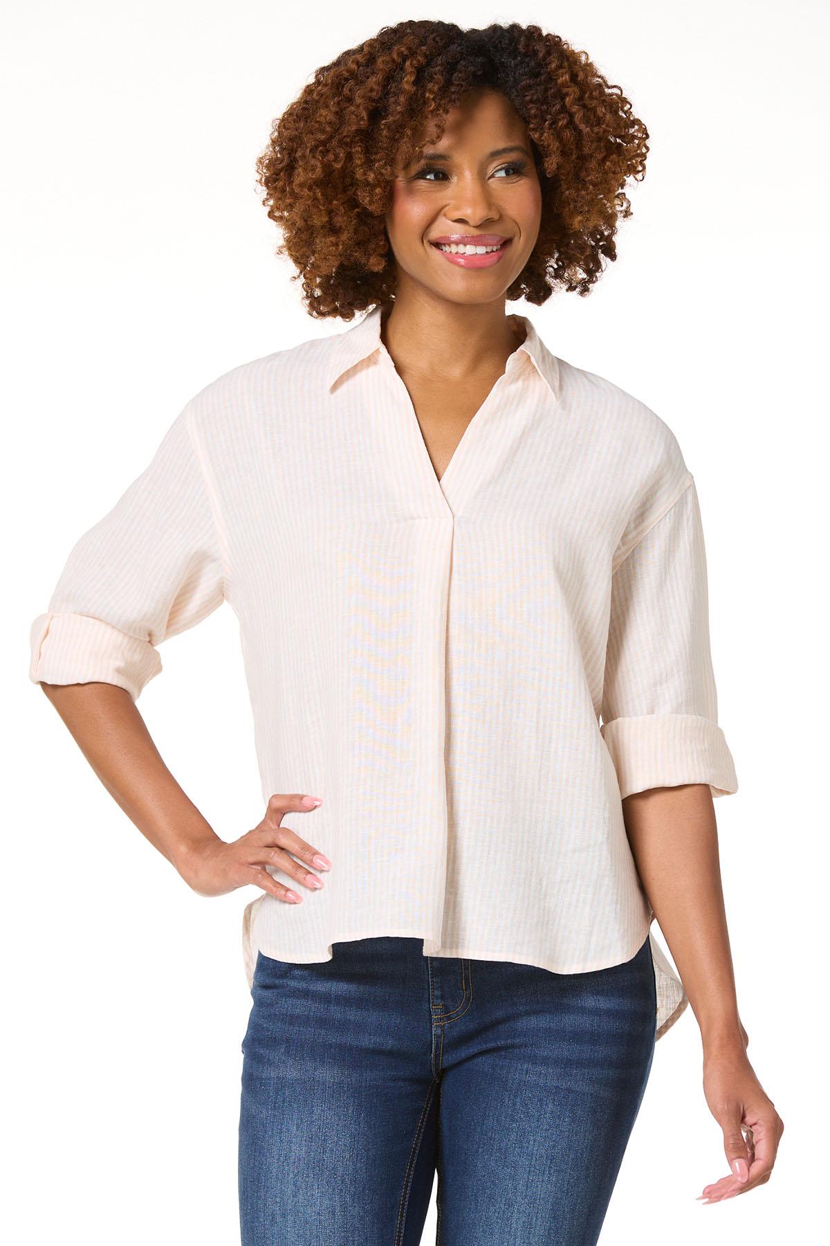 Cato Fashions | Cato Stripe Linen Pullover Top