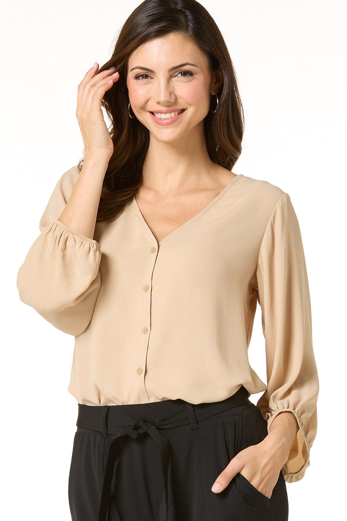 Cato Fashions | Cato Dressy Balloon Sleeve Shirt