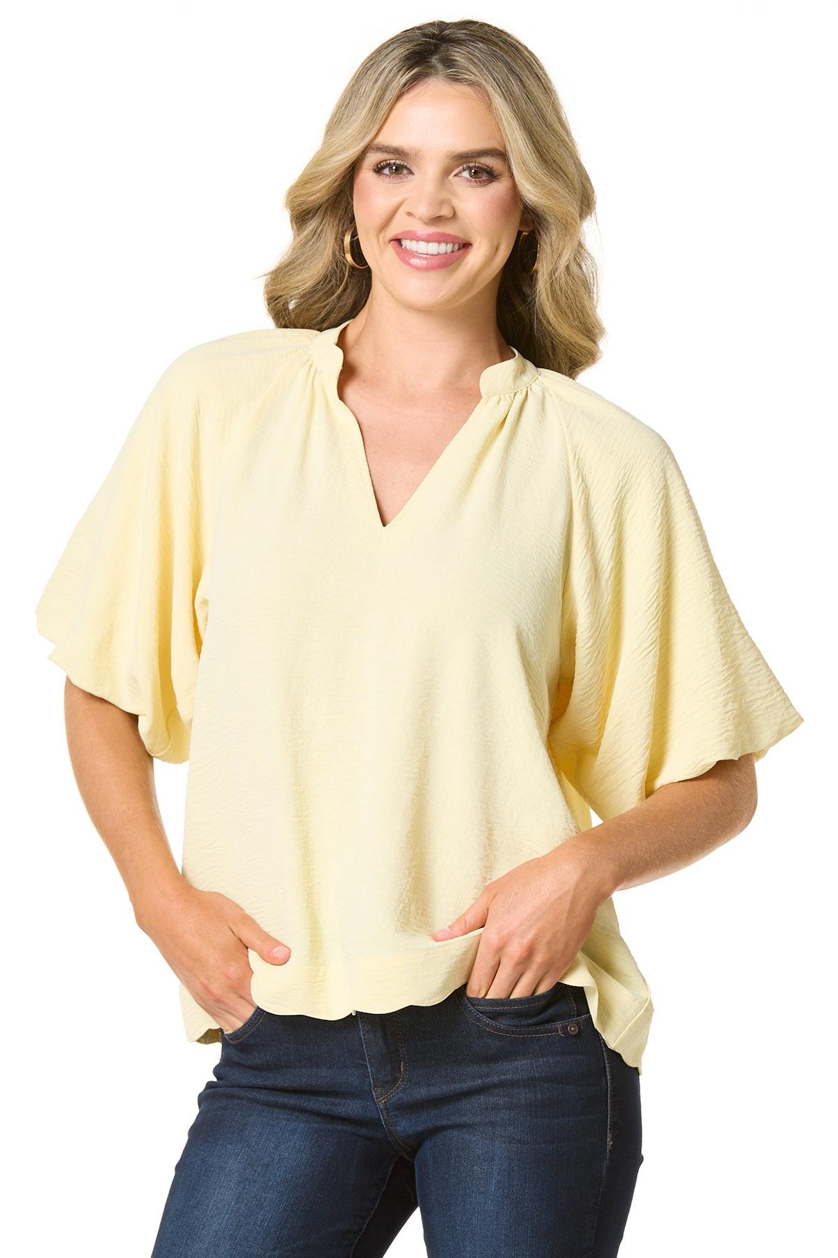 トップス lure you in / Whip balloon tops Cato Fashions | Cato Scalloped Balloon Sleeve Top