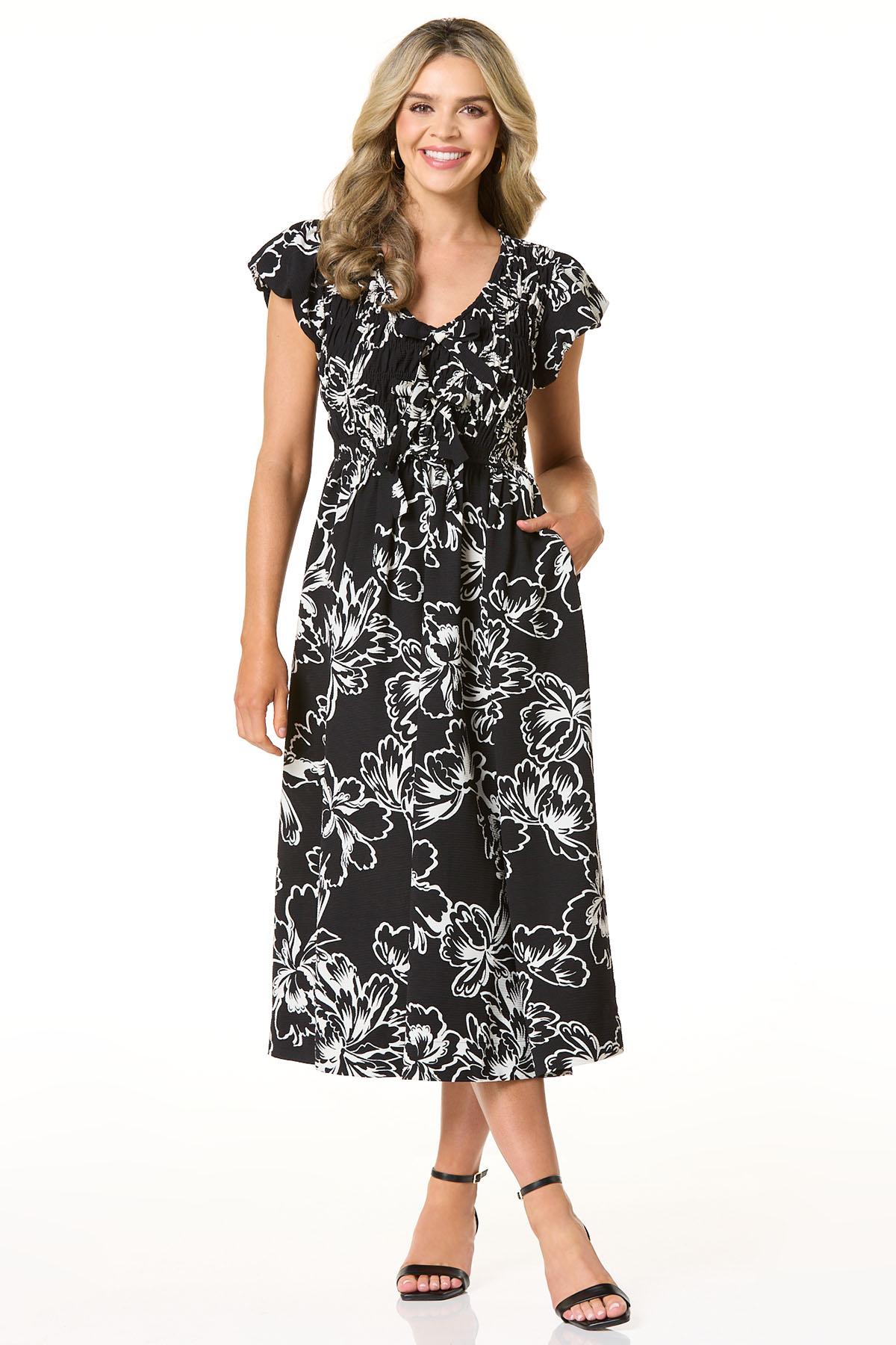 cato ladies dresses CATO Dress Women's Red Orange Brown Size 12 Twist Front 3/4 Sleeve Stretch