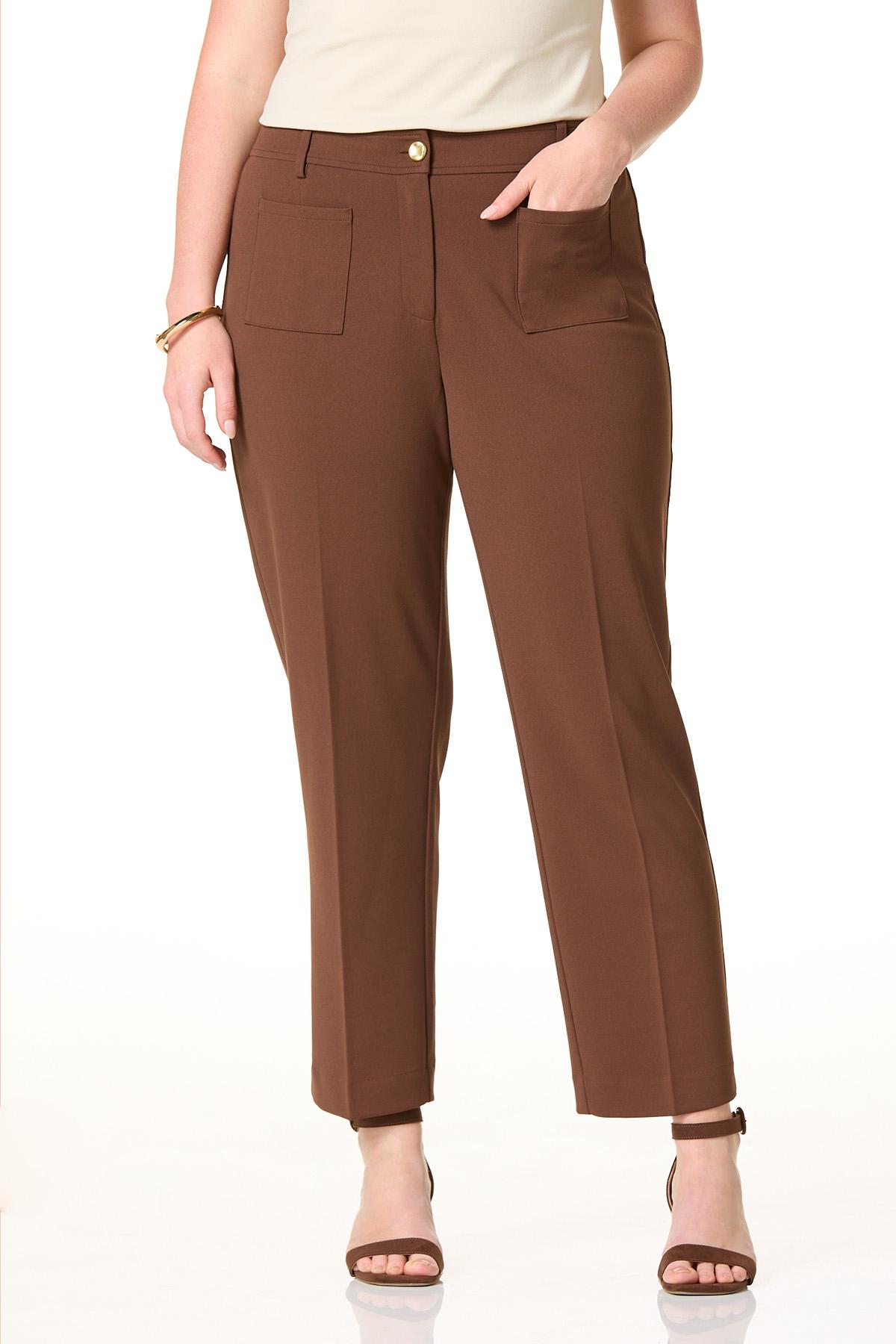 Cato Fashions | Cato Plus Size Crepe Scuba Slim Pants