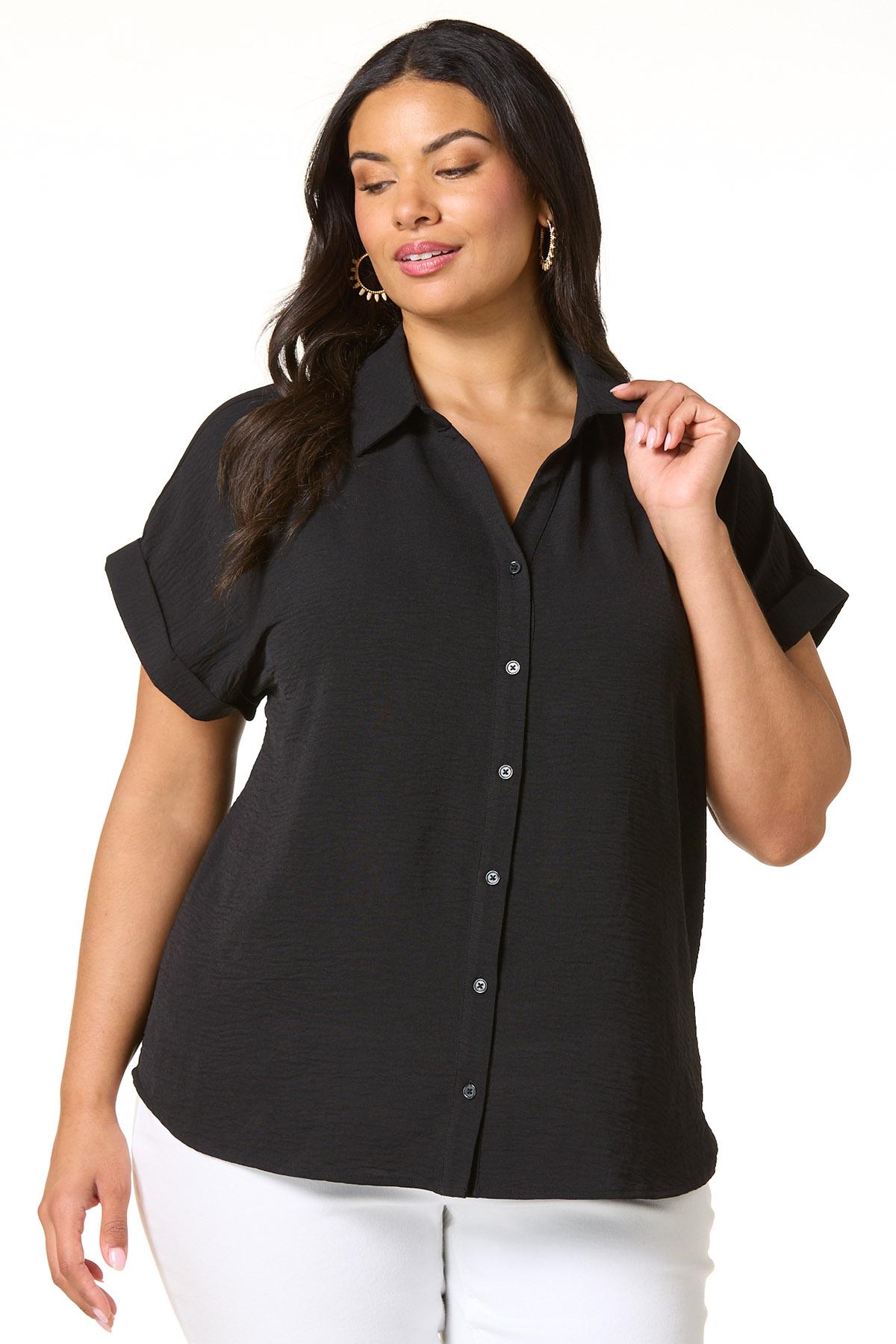 women's plus size button down dress shirts Cato Fashions