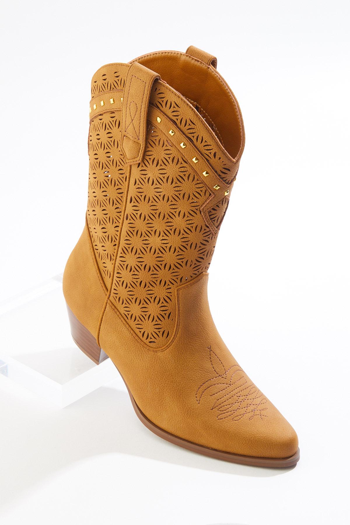 Cato Fashions | Cato Laser Cut Western Boots
