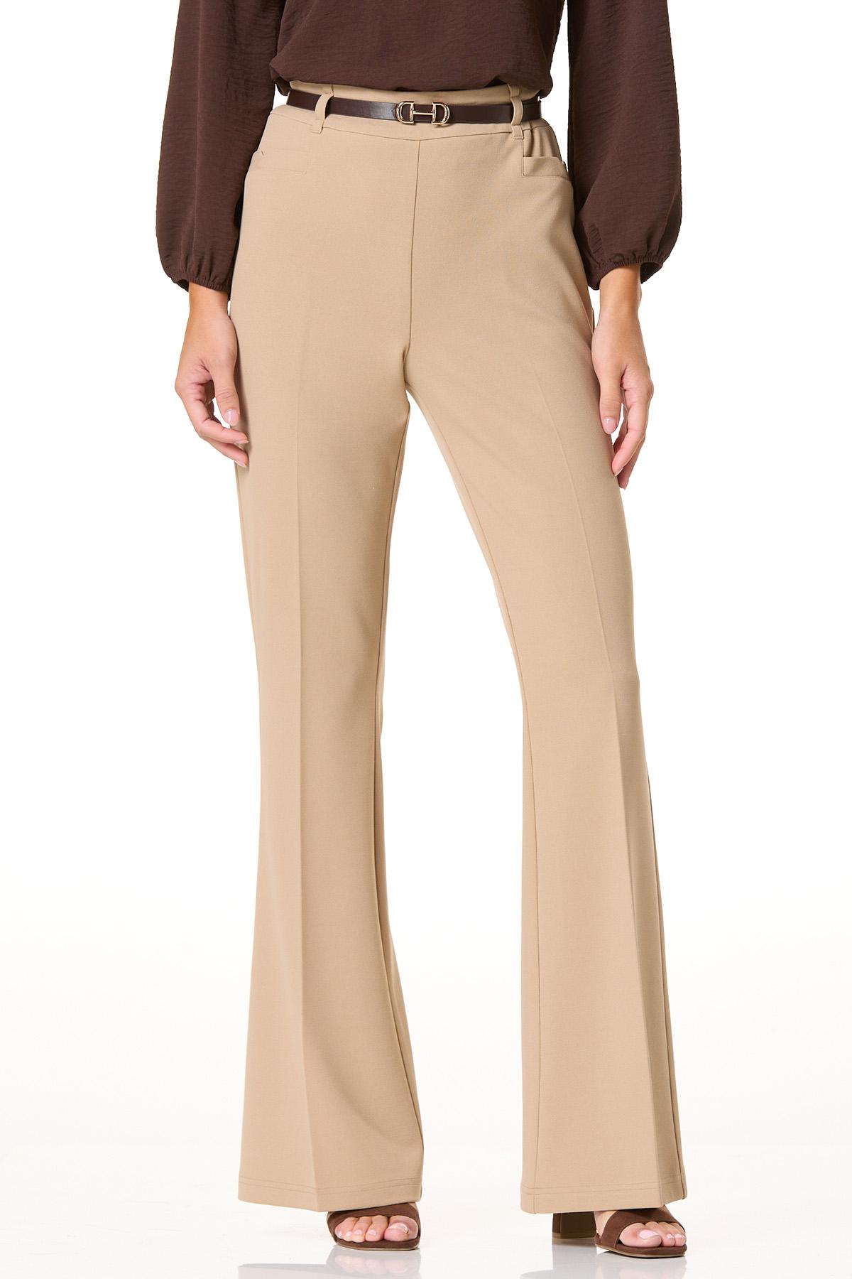Belted Flare Pants