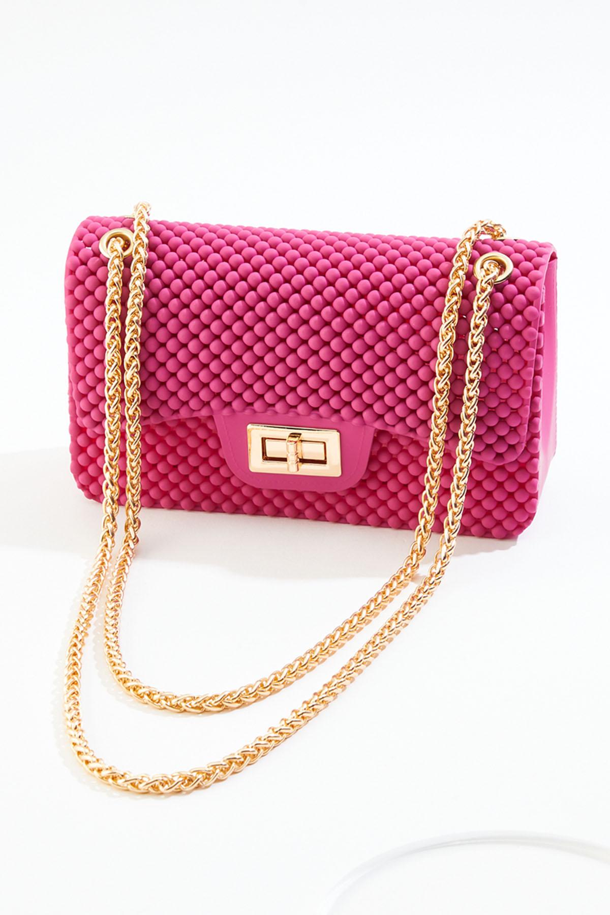 Cato Fashions | Cato Solid Bubble Texture Jelly Crossbody