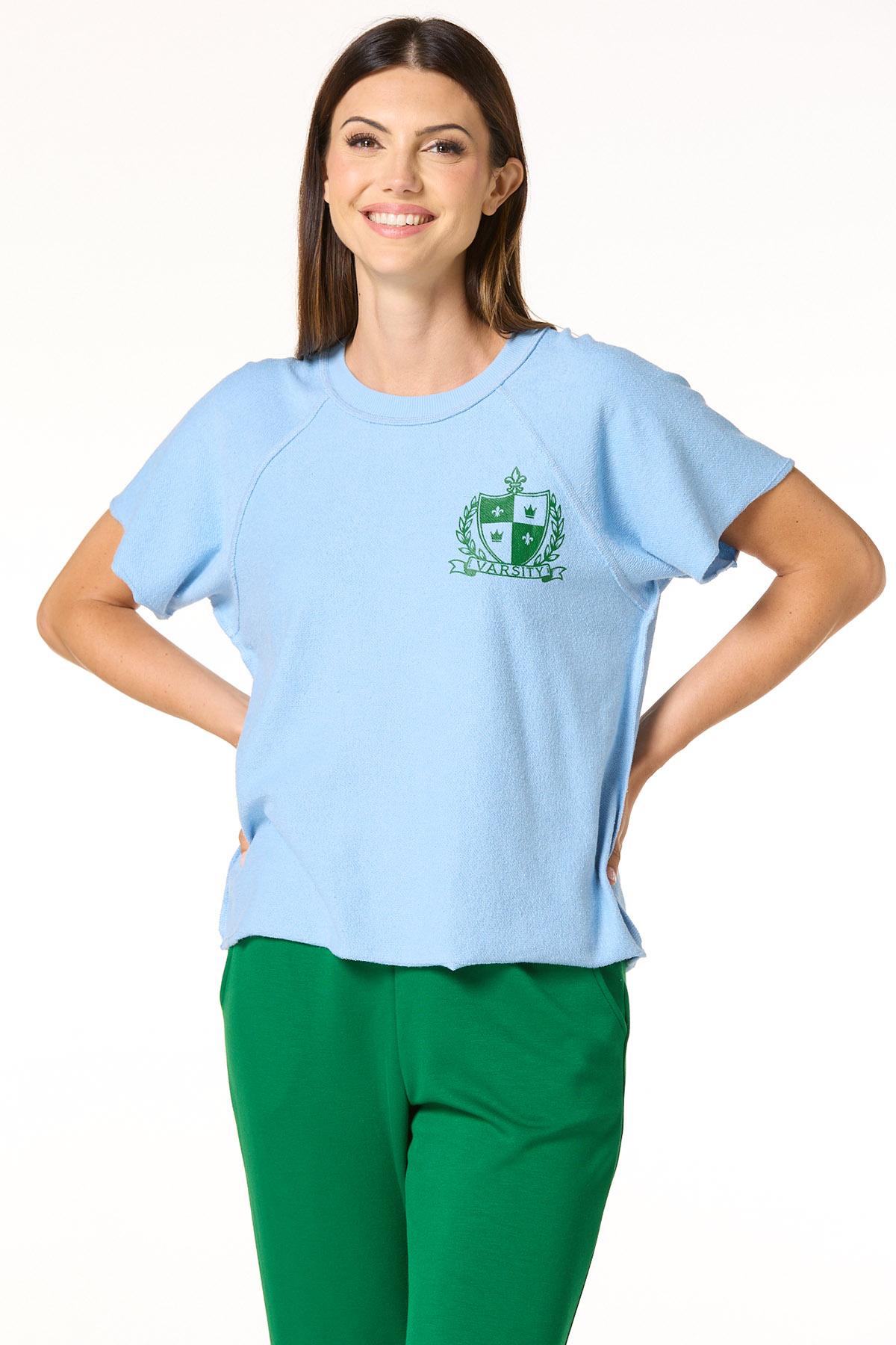 Cato Fashions | Cato Varsity French Terry Top