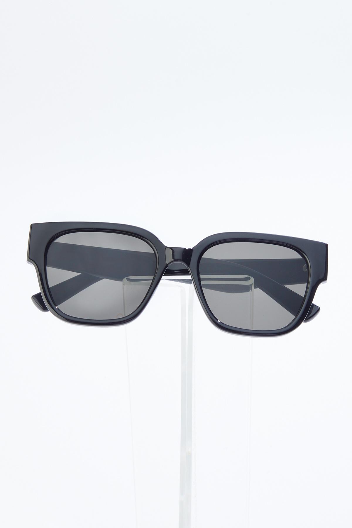 ◆タチカワ◆バーチカルブランド◆W430×H197◆O-2509BL6◆ Cato Fashions | Cato Black Square Sunglasses