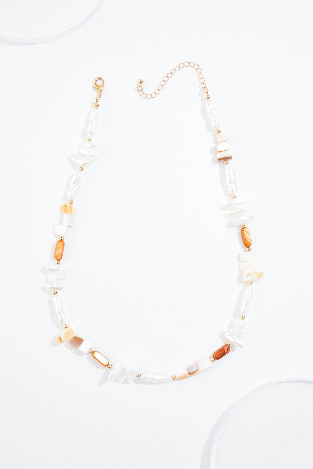 Cato Fashions | Cato Pearl Lucite Beaded Short Necklace