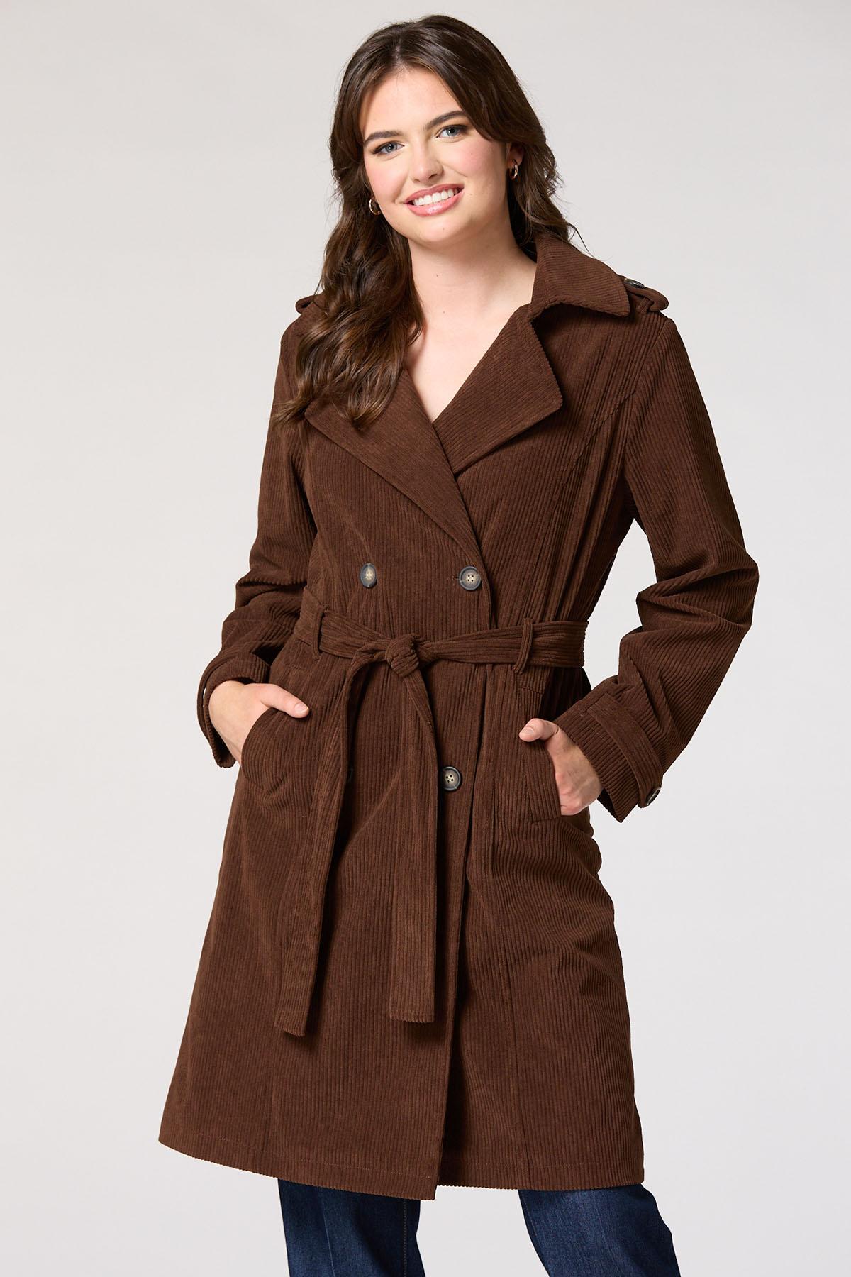 Cato Fashions | Cato Corduroy Trench Coat