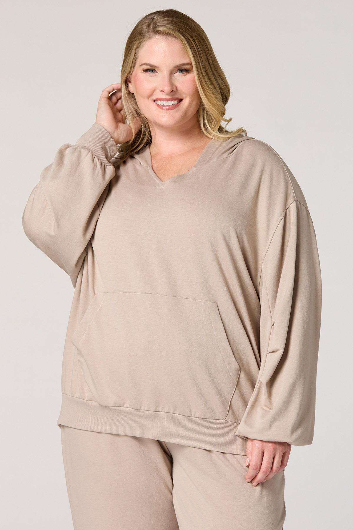 Cato Fashions | Cato Plus Size Solid French Terry Hoodie