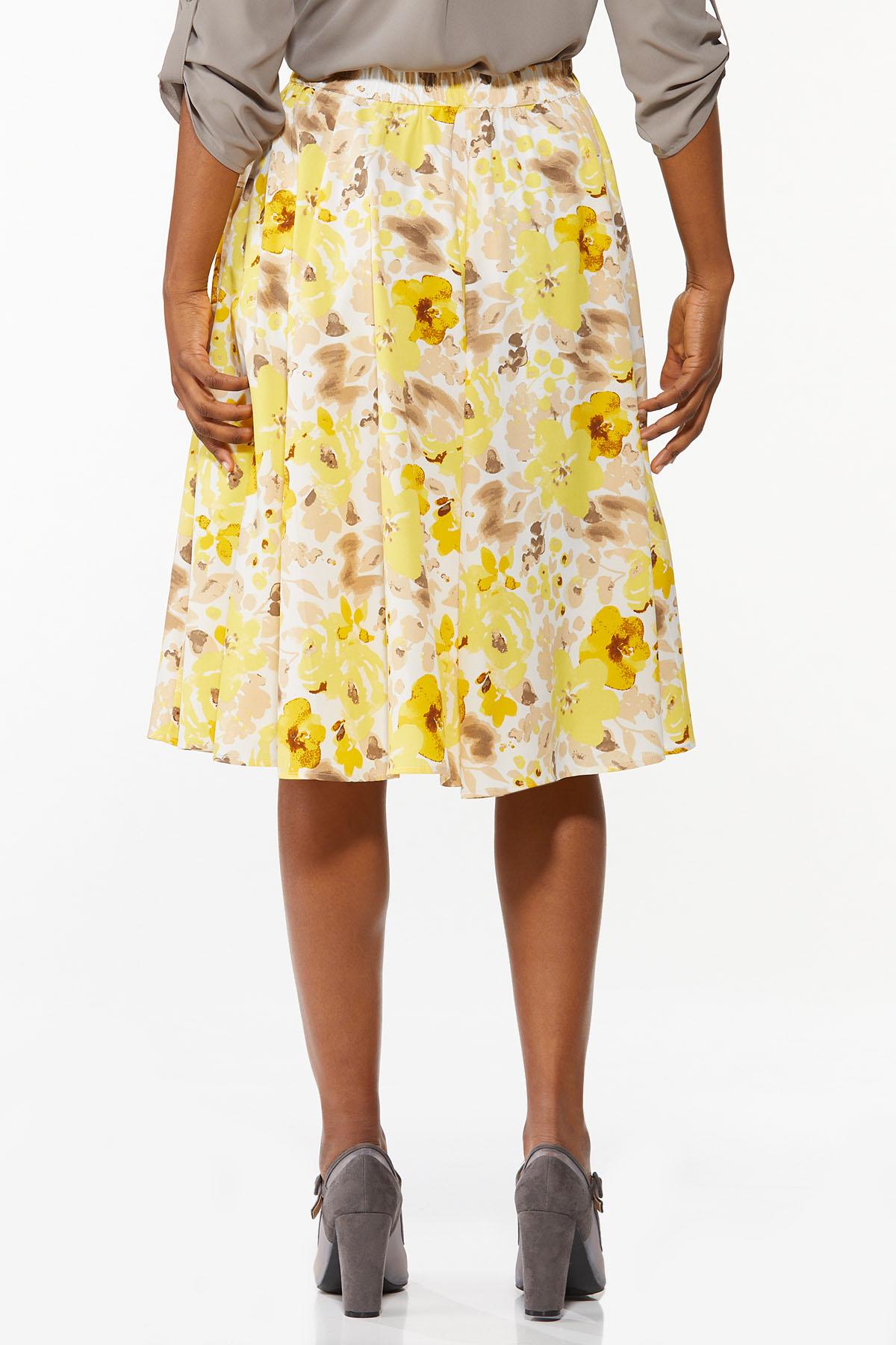 Watercolor Floral Skirt (Item #44883167)