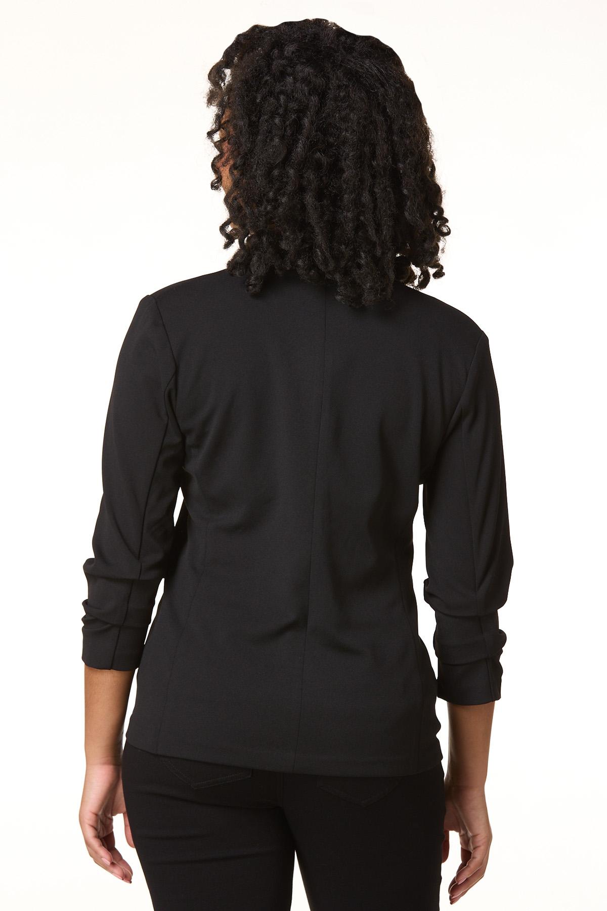 Cato Fashions | Cato Crepe Ruched Sleeve Blazer
