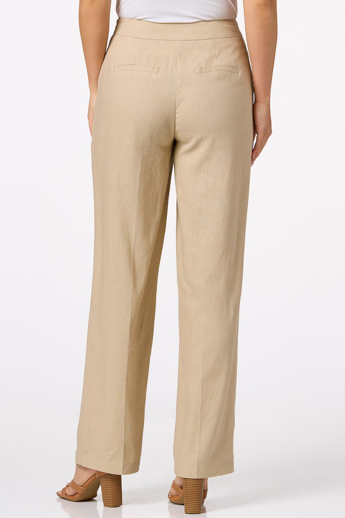 Cato Fashions  Cato Solid Linen Trouser Pants