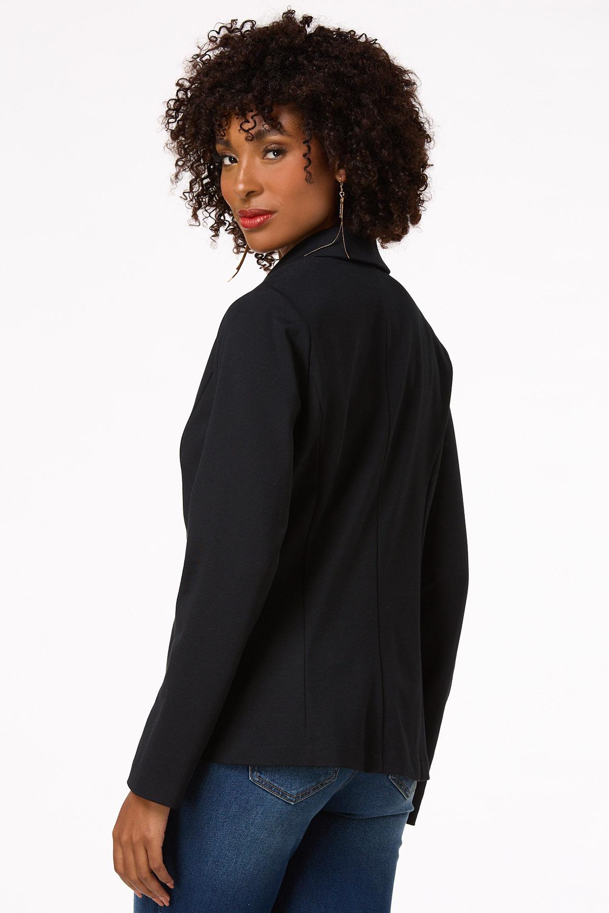  Cato Fashions | Cato Solid Ponte Blazer