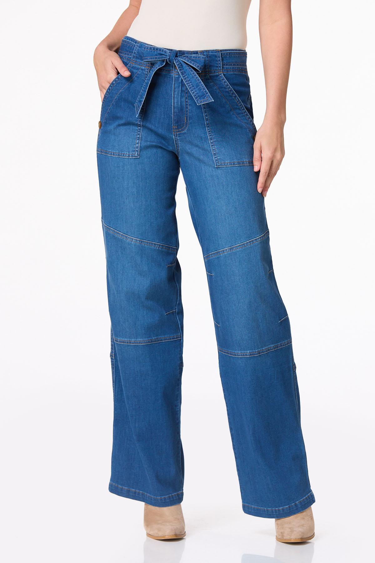 Cato Fashions | Cato Tie Waist Moto Jeans