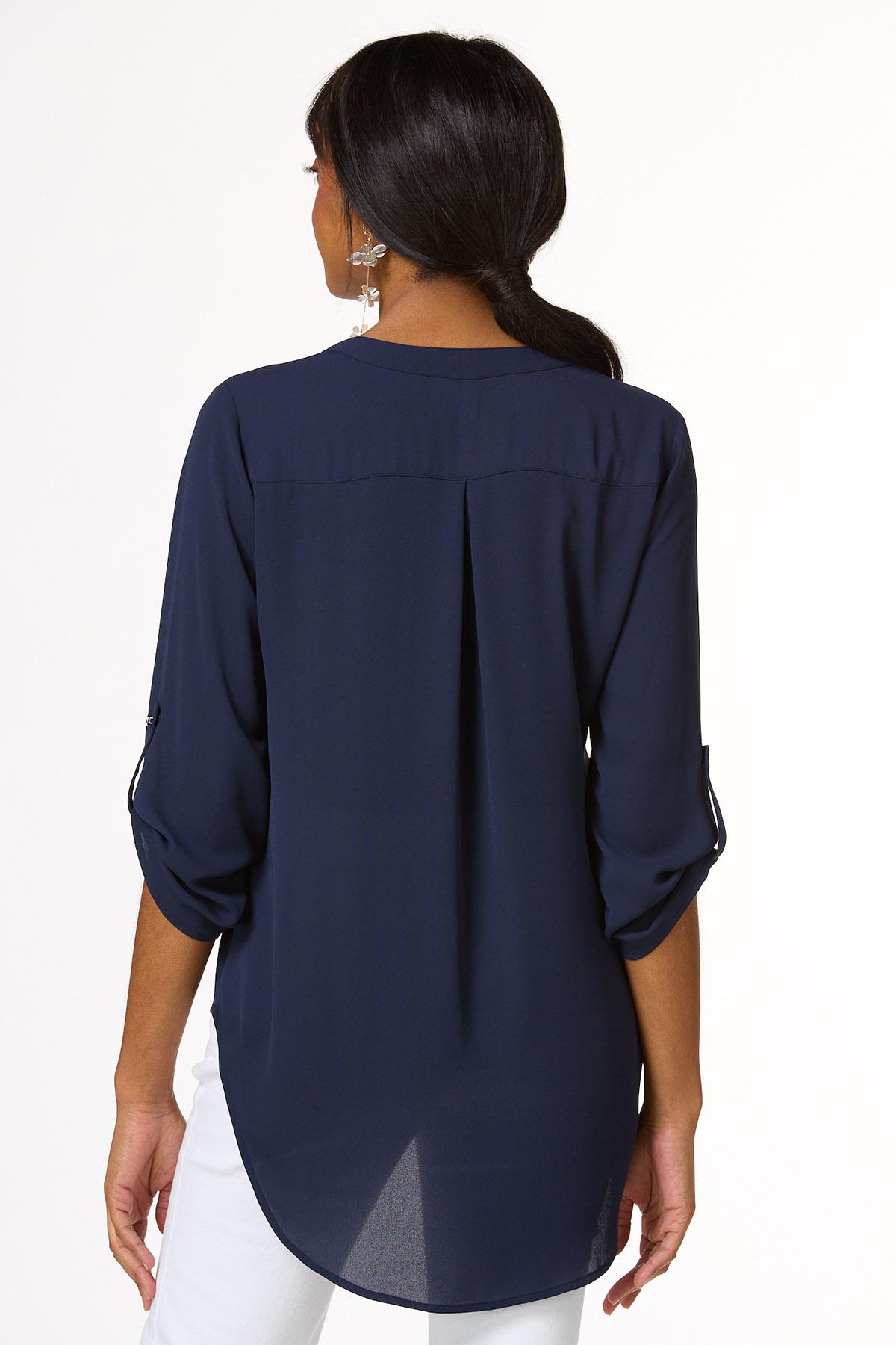 Cato Fashions | Cato Solid High Low Top