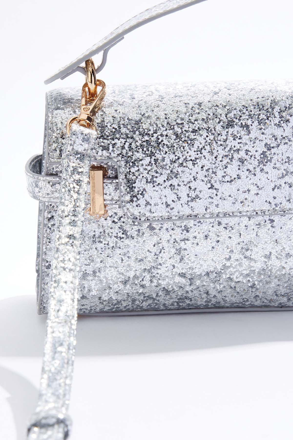 Cato Fashions | Cato Silver Glitter Crossbody