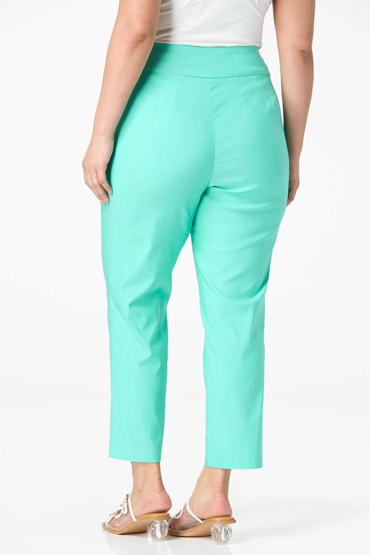  Cato Fashions | Cato Plus Size Solid Bengaline Ankle Pants