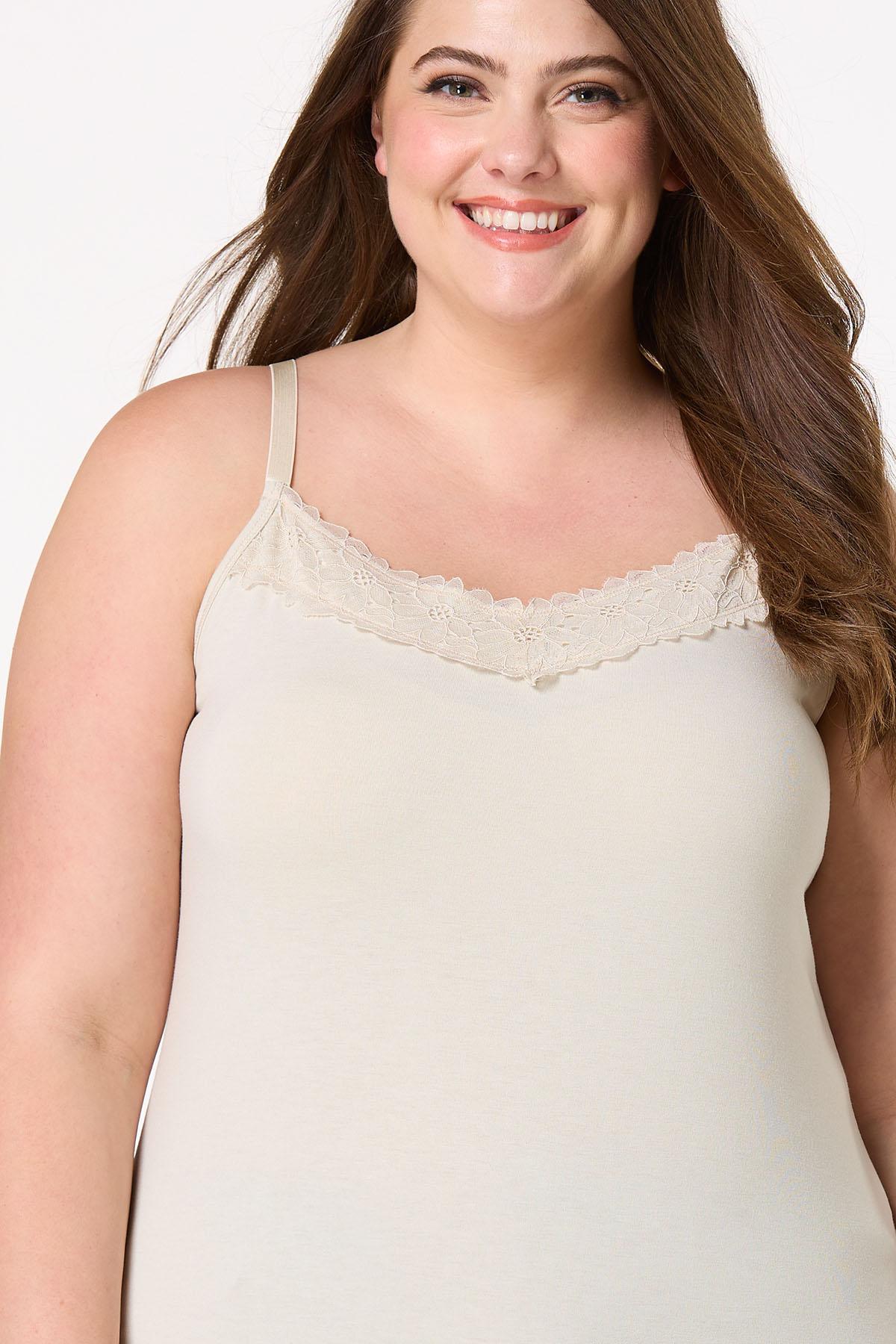 Cato Fashions | Cato Plus Size Lace Trim Cami