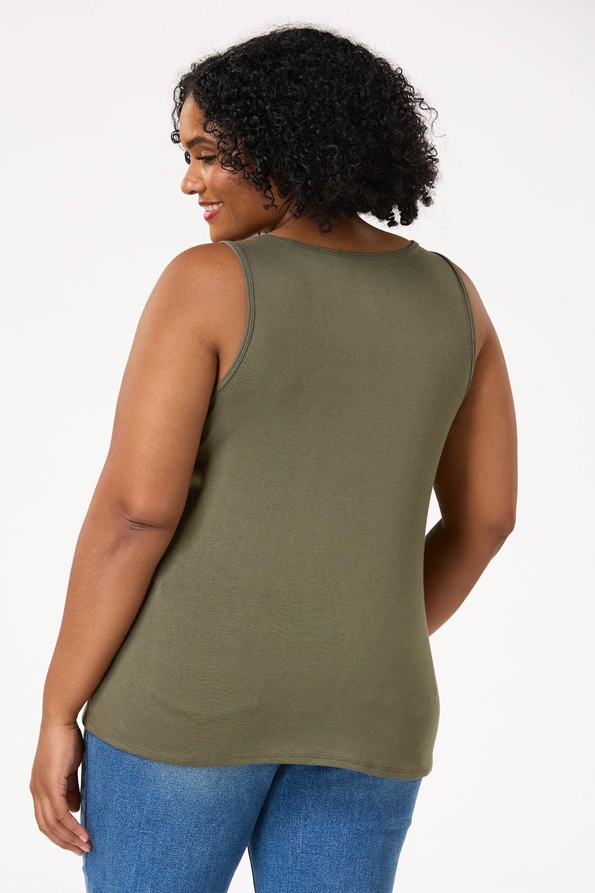  Cato Fashions | Cato Plus Size Essential Solid Tank