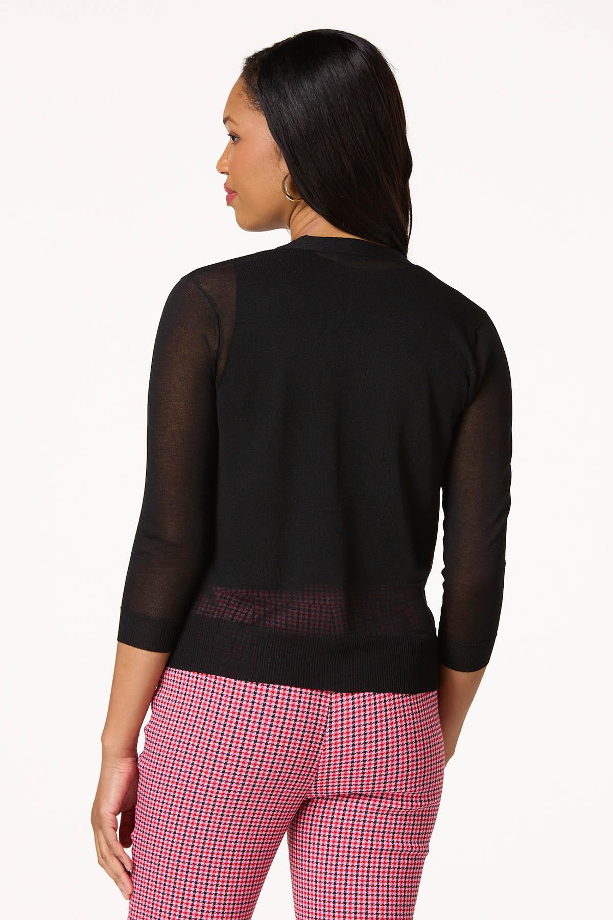 トップス ENOF sheer cardigan DNLKWGO Womens Sheer Shrug Cardigan Bolero Shrug Long Sleeve