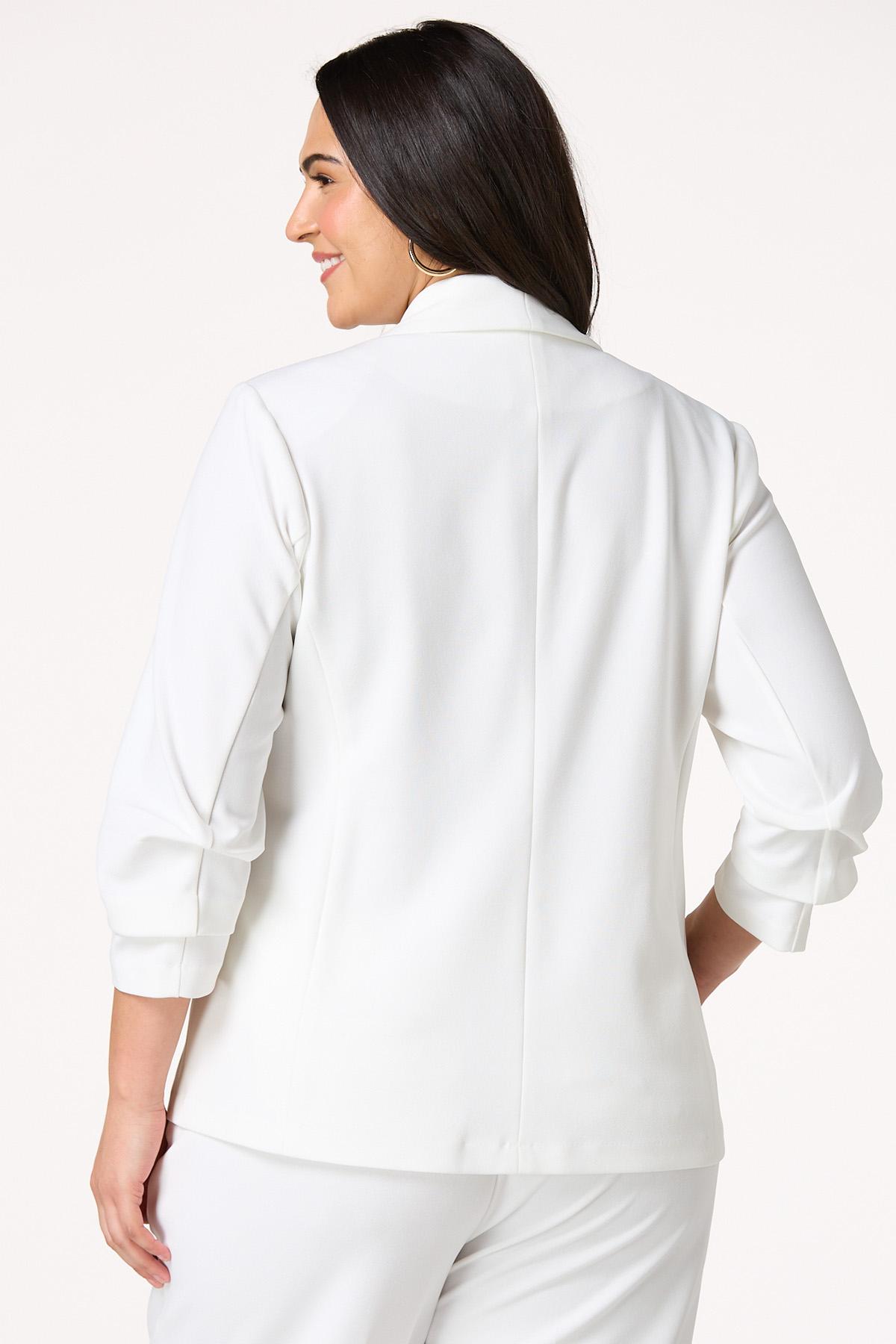  Cato Fashions | Cato Plus Size Crepe Shawl Blazer