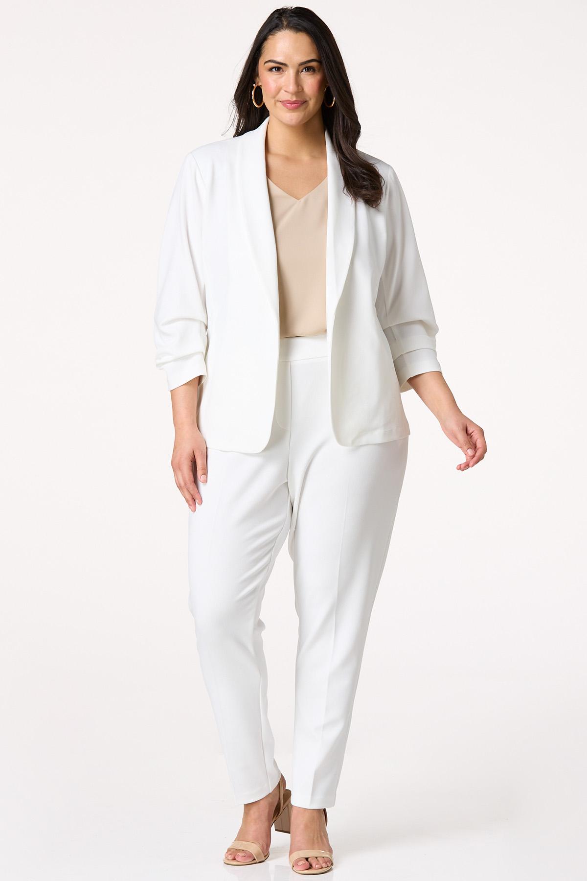  Cato Fashions | Cato Plus Size Crepe Shawl Blazer