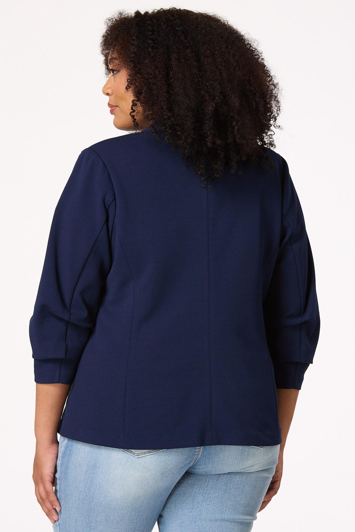  Cato Fashions | Cato Plus Size Crepe Shawl Blazer