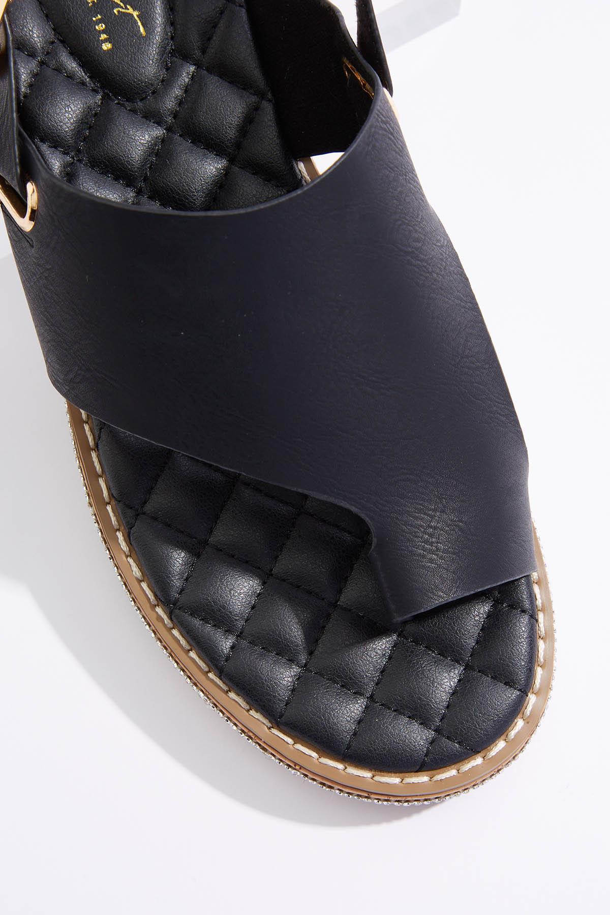  Cato Fashions | Cato Toe Loop Flatform Sandals