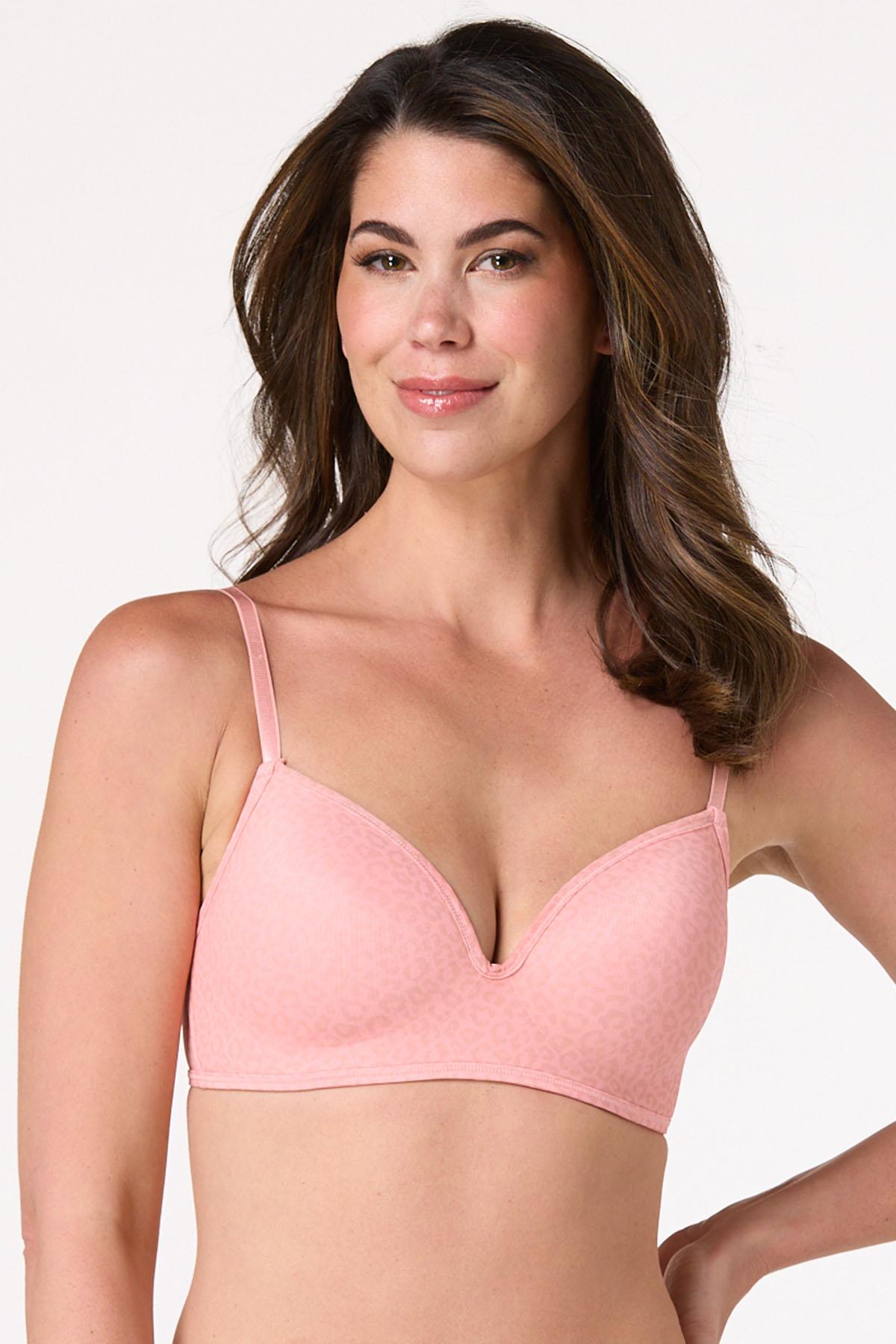 Cato Fashions | Cato Leopard Mesh Wire- Free Bra Set